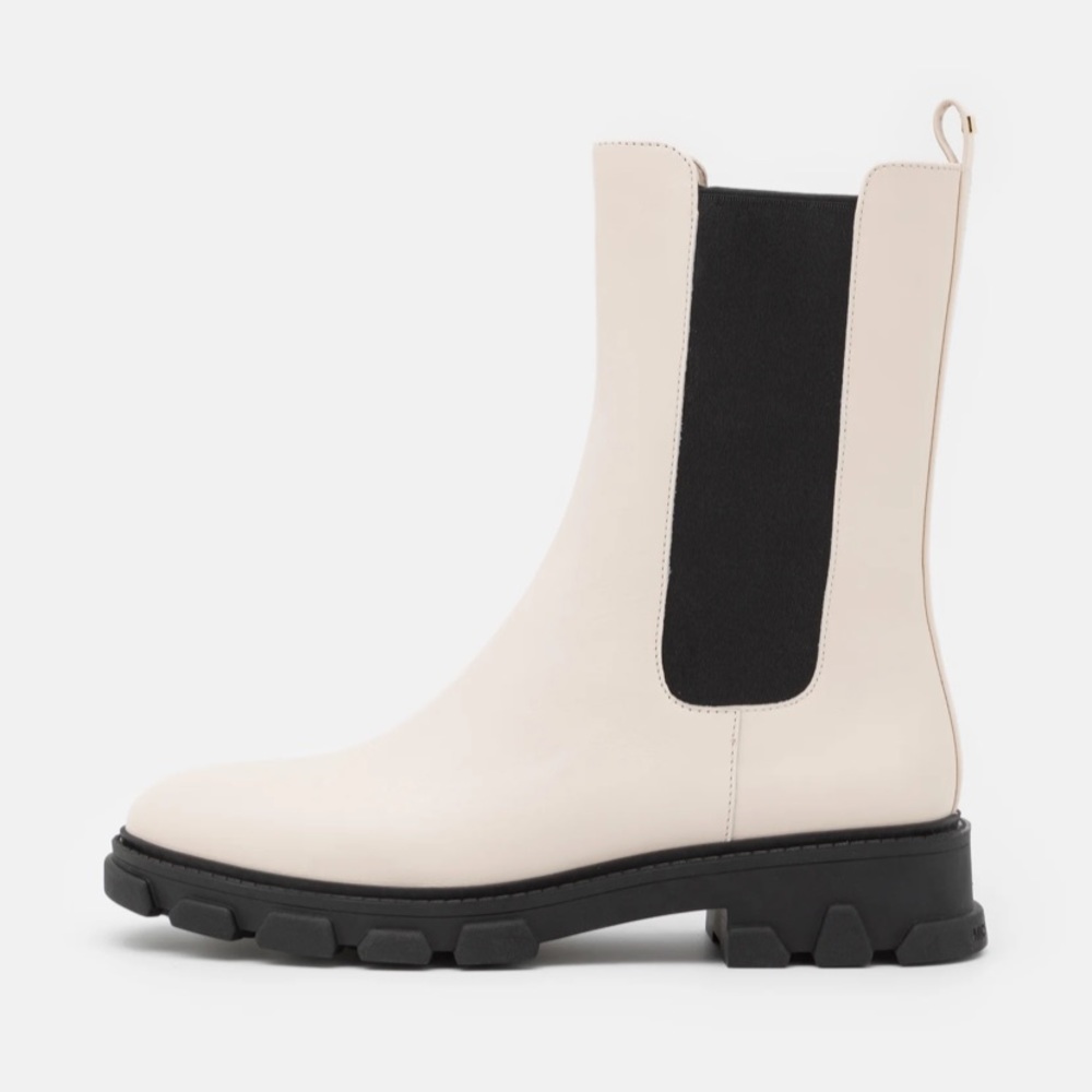 Michael Kors Ridley Chelsea Leather Boots Sz 9.5